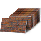 TAS-611 | Rustic Victorian Amber | Brick Effect