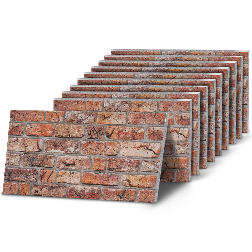 TAS-609 | Rustic Tuscan Red | Brick Effect