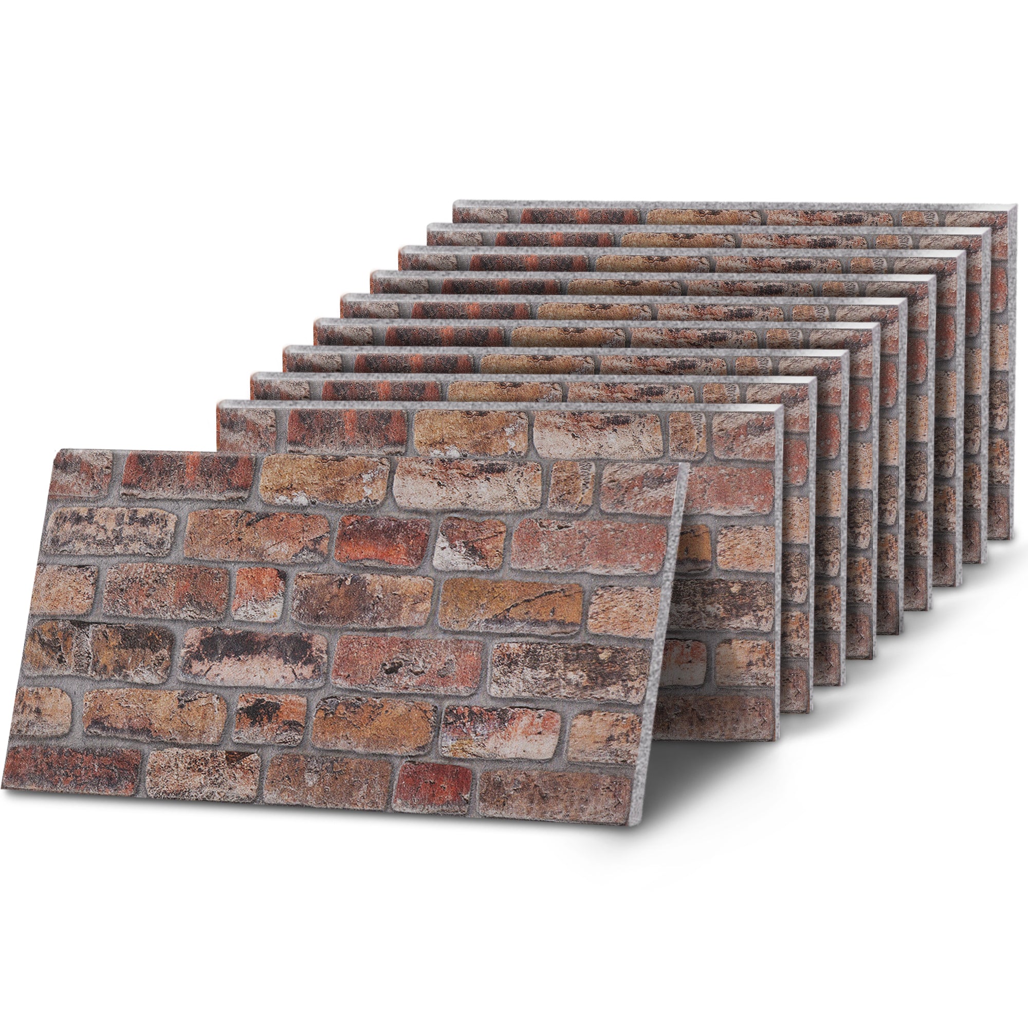 TAS-615 | Rustic Weathered Brown | Brick Effect