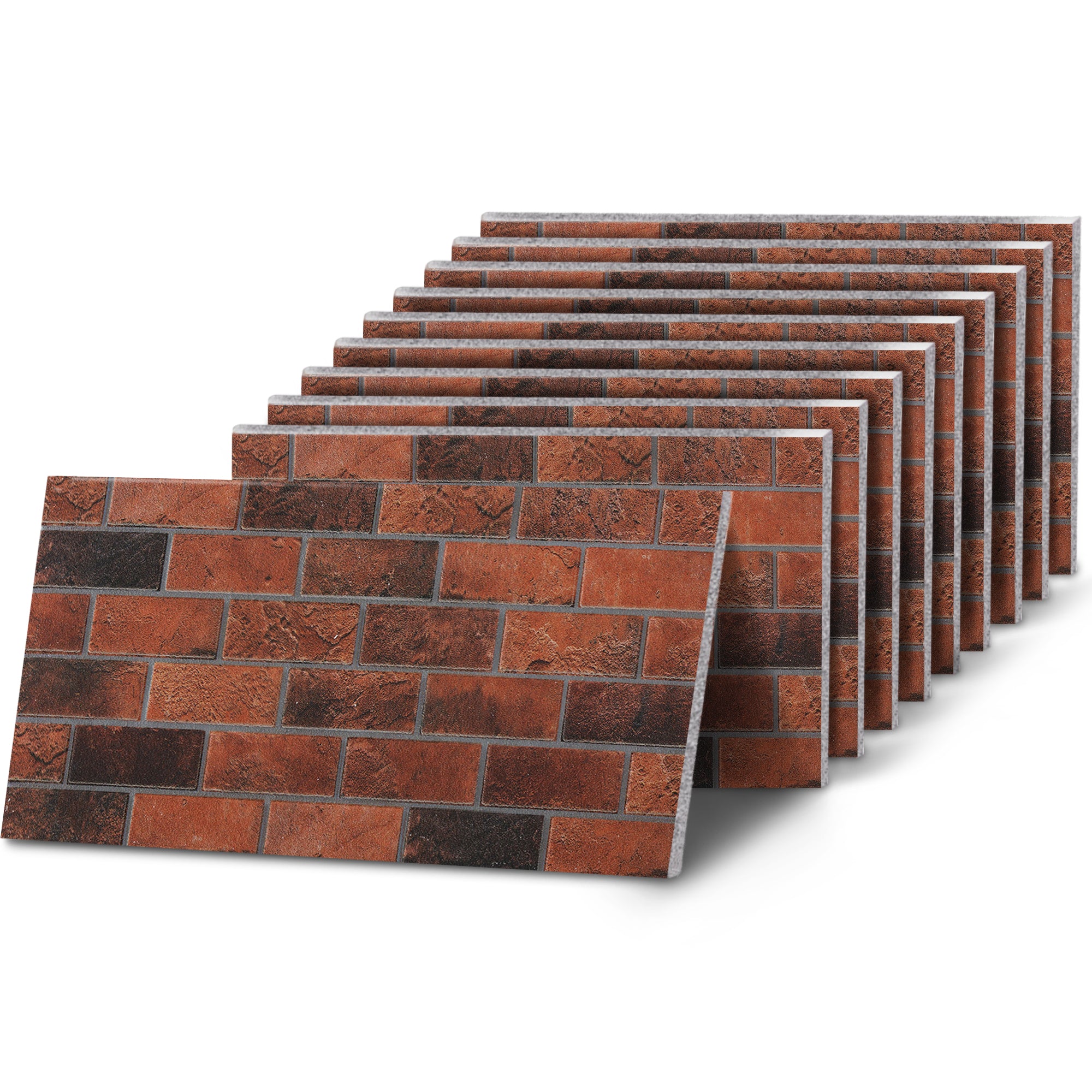 TUGLA-611 | Classic Dark Burgundy | Brick Effect