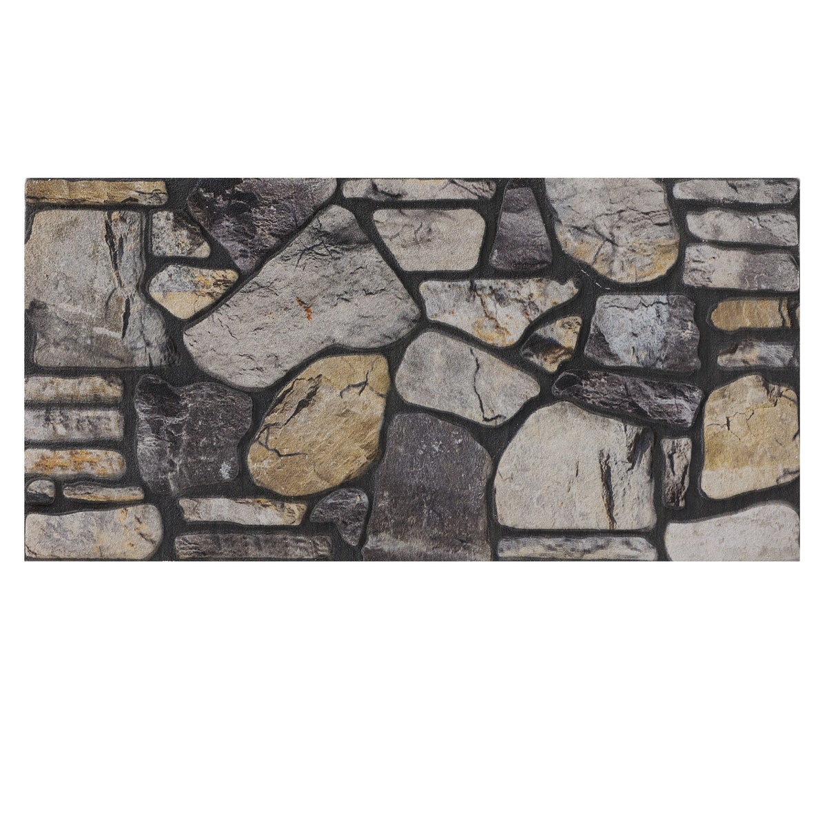 Cobblestone River Grey single panel sample