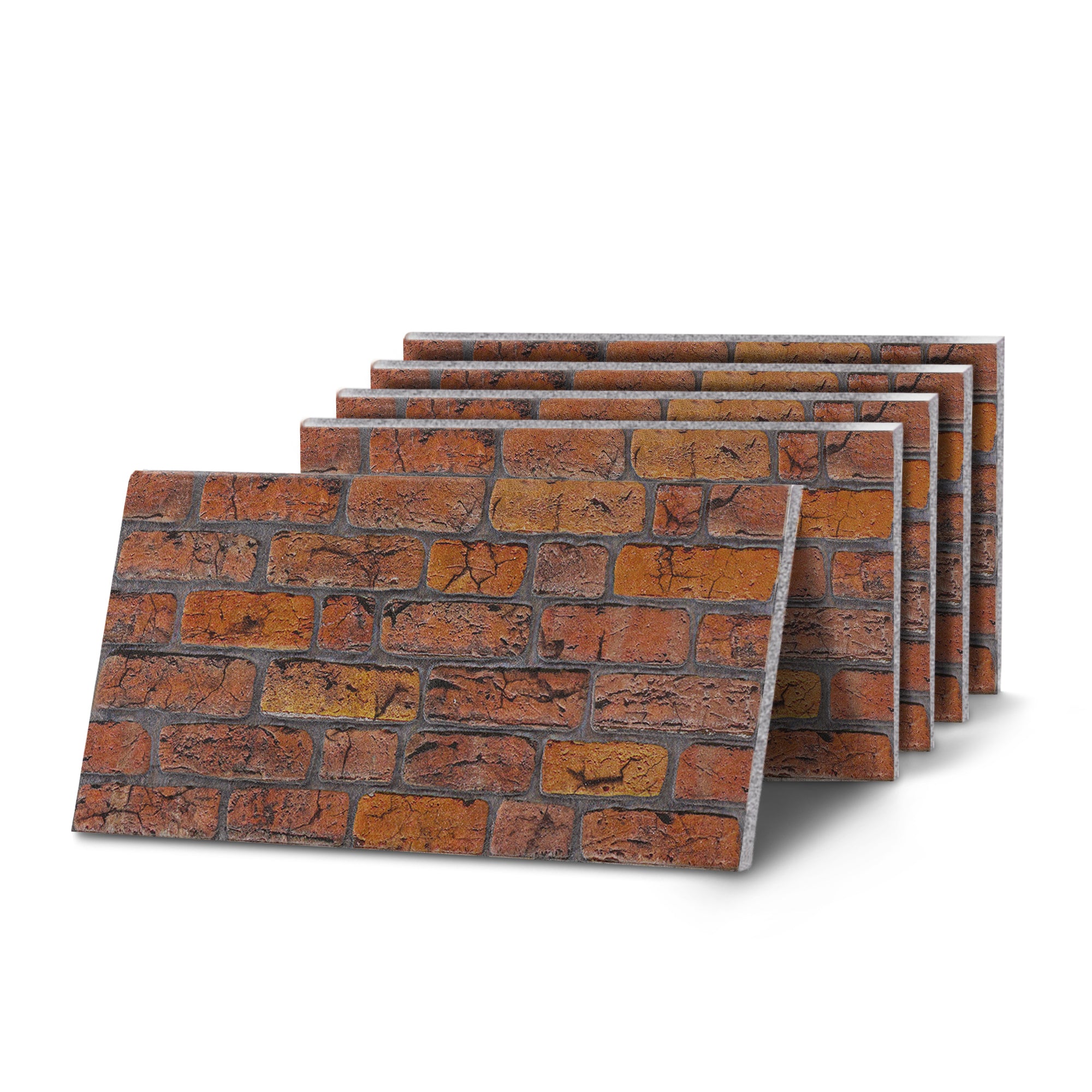 TAS-611 | Rustic Victorian Amber | Brick Effect