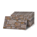 BUZTAS-106 Cottage Warm Sand stone effect wall panel — decorative 3D panel for indoor and outdoor use