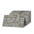 DOKTAS-107 Fieldstone Light Natural stone effect wall panel, decorative 3D panel for indoor and outdoor use