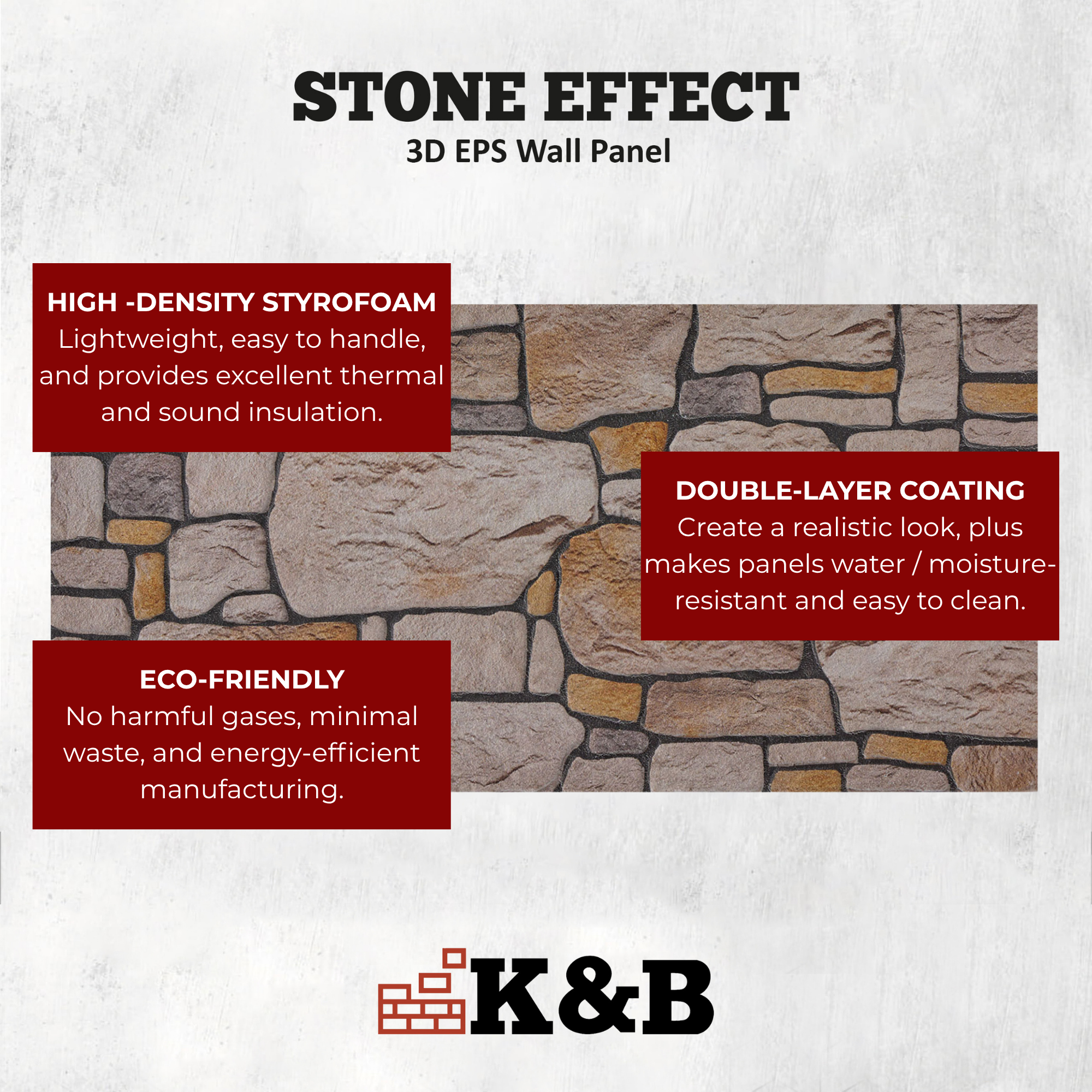 Cottage Warm Sand | Stone Effect | BUZTAS-106
