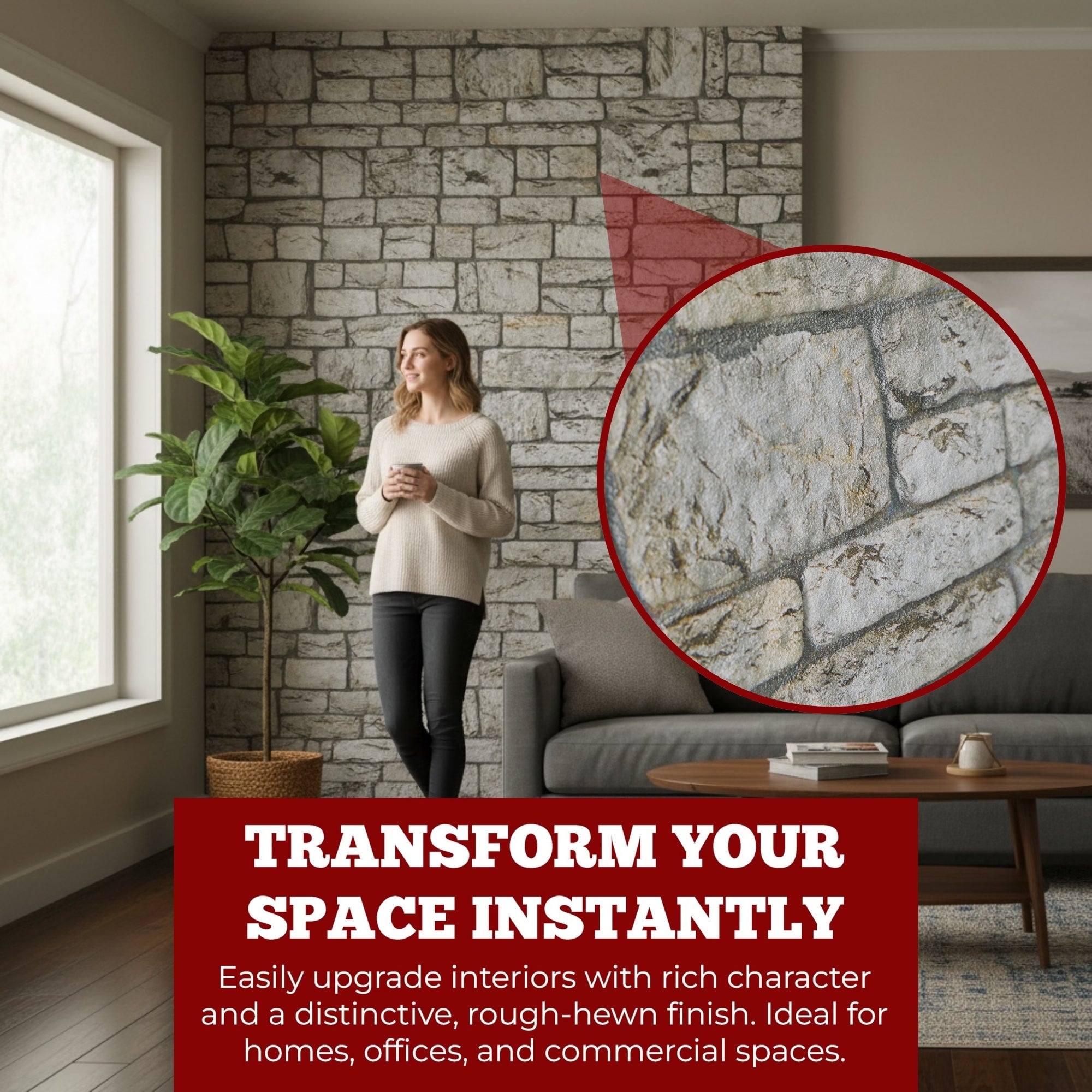 DOKTAS-107 | Fieldstone Light Natural | Stone Effect