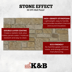 Cotswold Honey | Stone Effect | DOKTAS-112