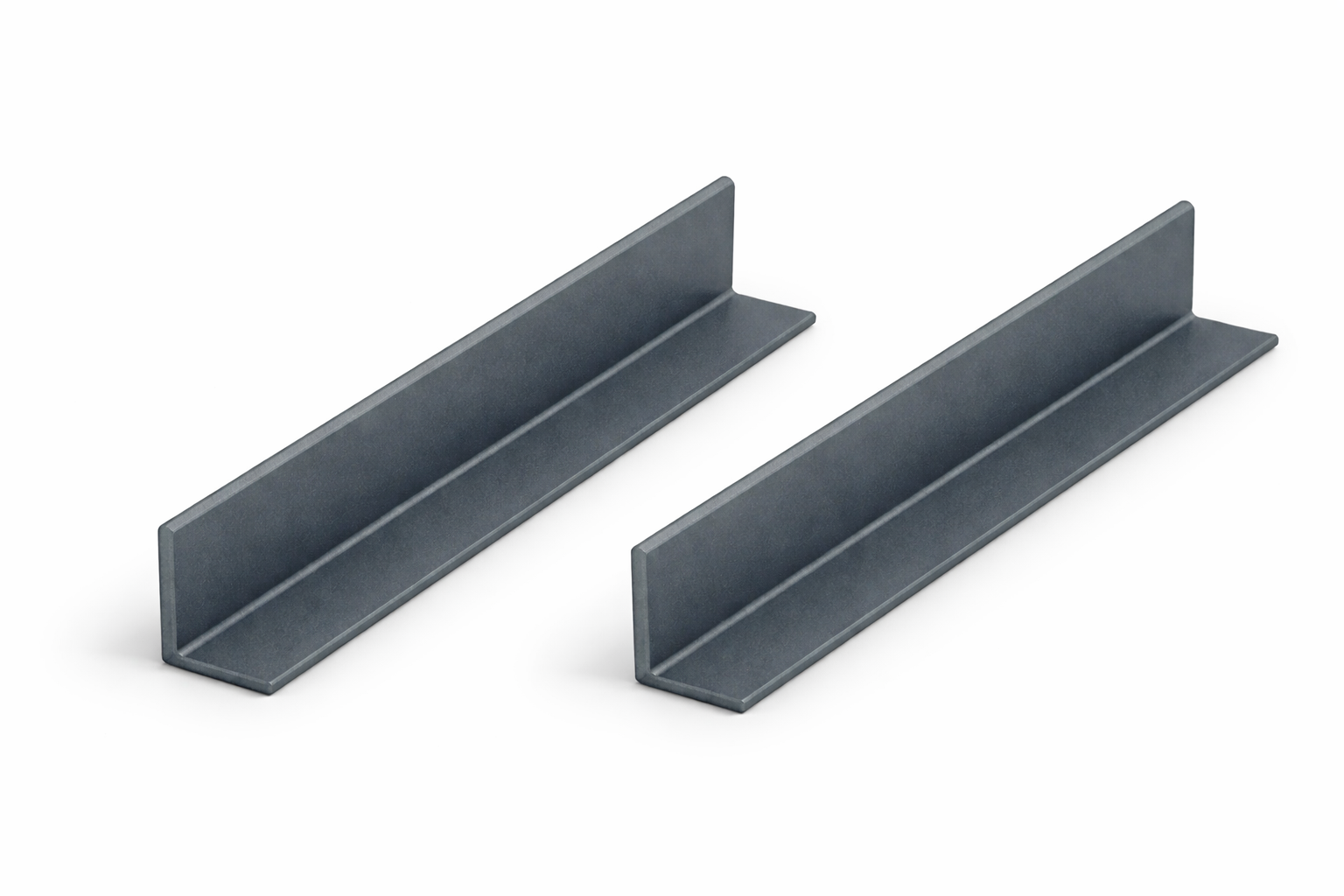 Graphite Grey | K&B Professional Edge Trim | 25mm Aluminium L-Profile | 1 Meter
