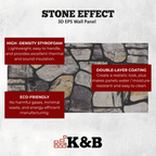Cobblestone River Grey | Stone Effect | KARMA-102