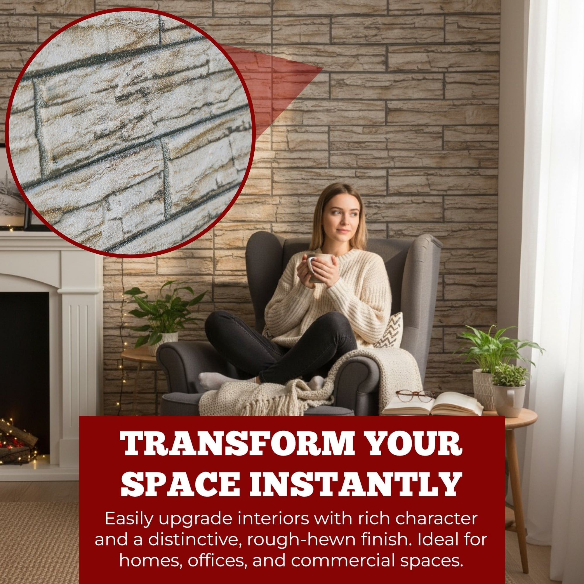 KESTAS-107 | Ivory Block | Slate Effect