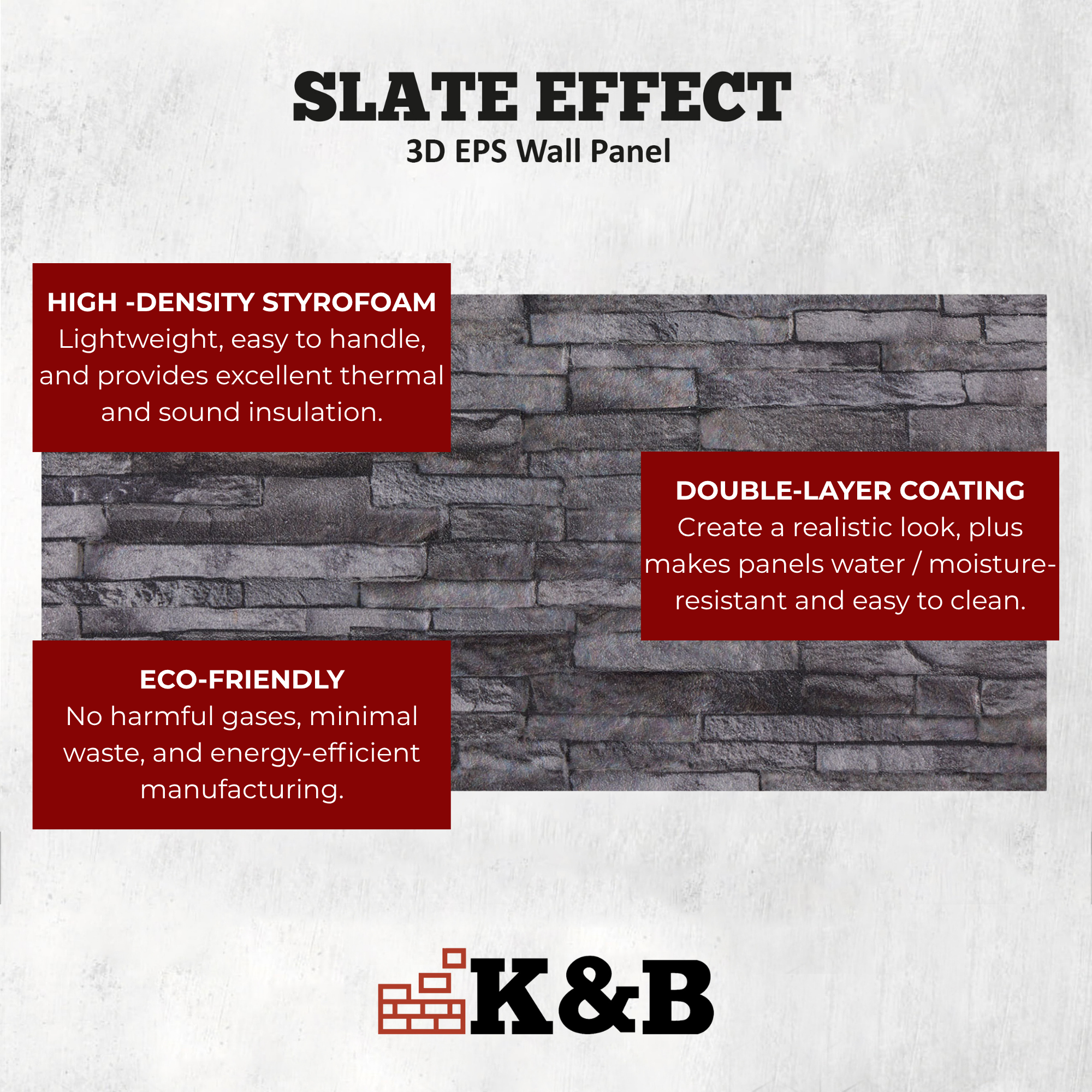 Charcoal | Slate Effect | OYTAS-101