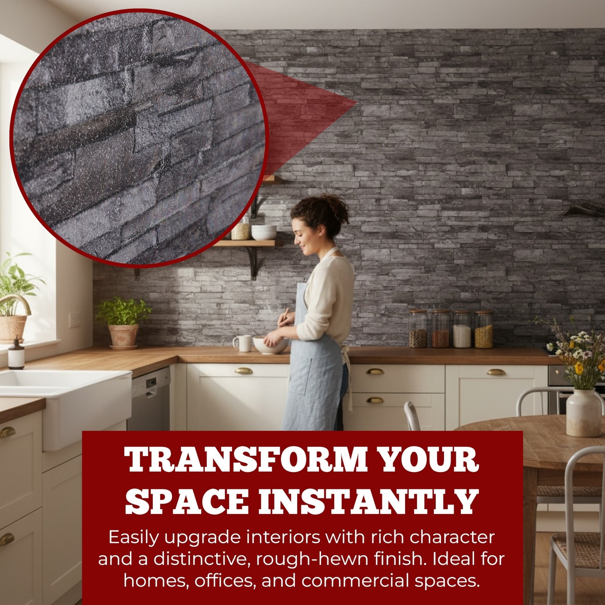 OYTAS-101 | Charcoal | Slate Effect