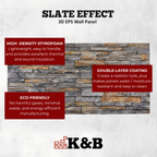 Weathered Grey | Slate Effect | OYTAS-102