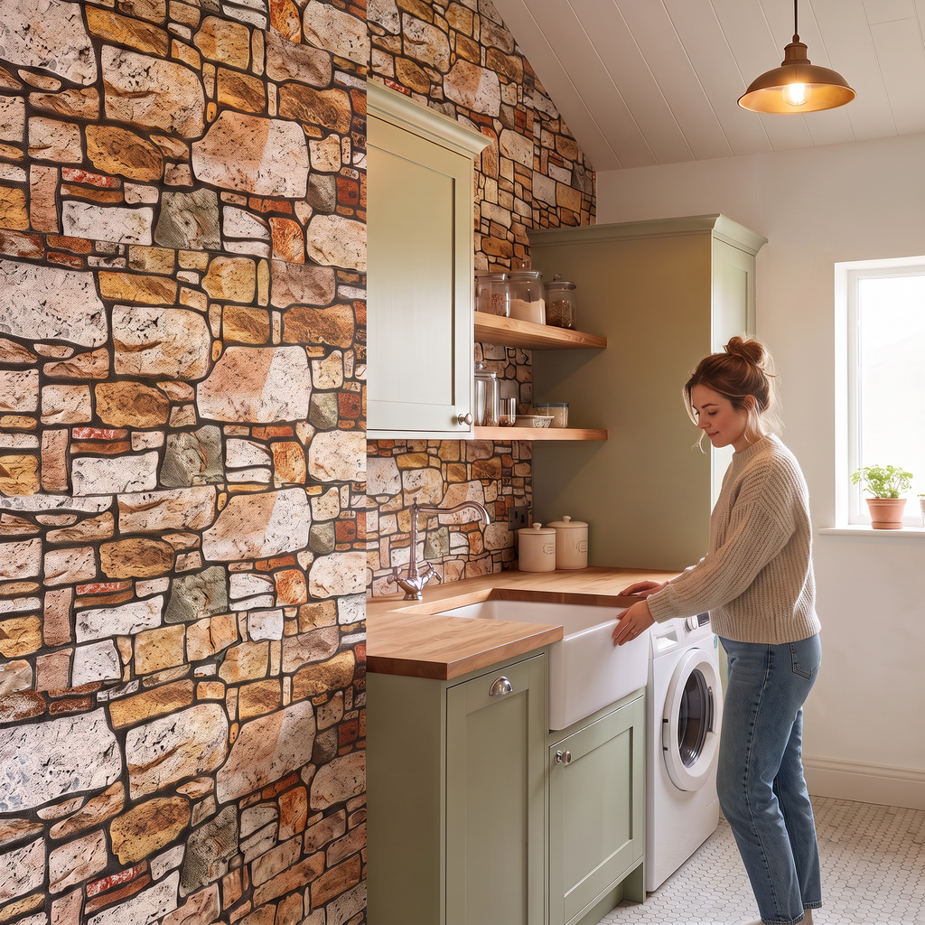 Country Stone Dark Toffee | Stone Effect | BUZTAS-116