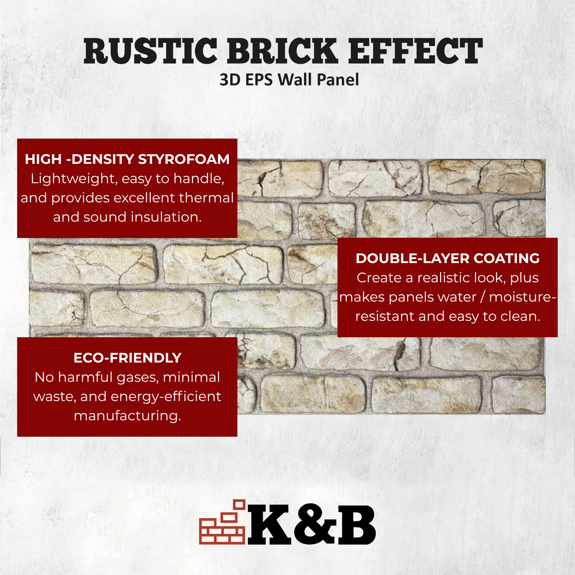 TAS-604 | Rustic Mediterranean Ivory | Brick Effect