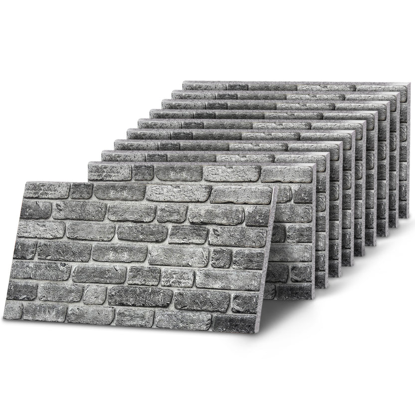 TAS-707 | Rustic Grey | Brick Effect – K&B Panels