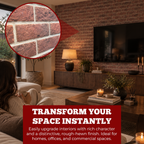 Classic Terracotta Red | Brick Effect | TUGLA-614