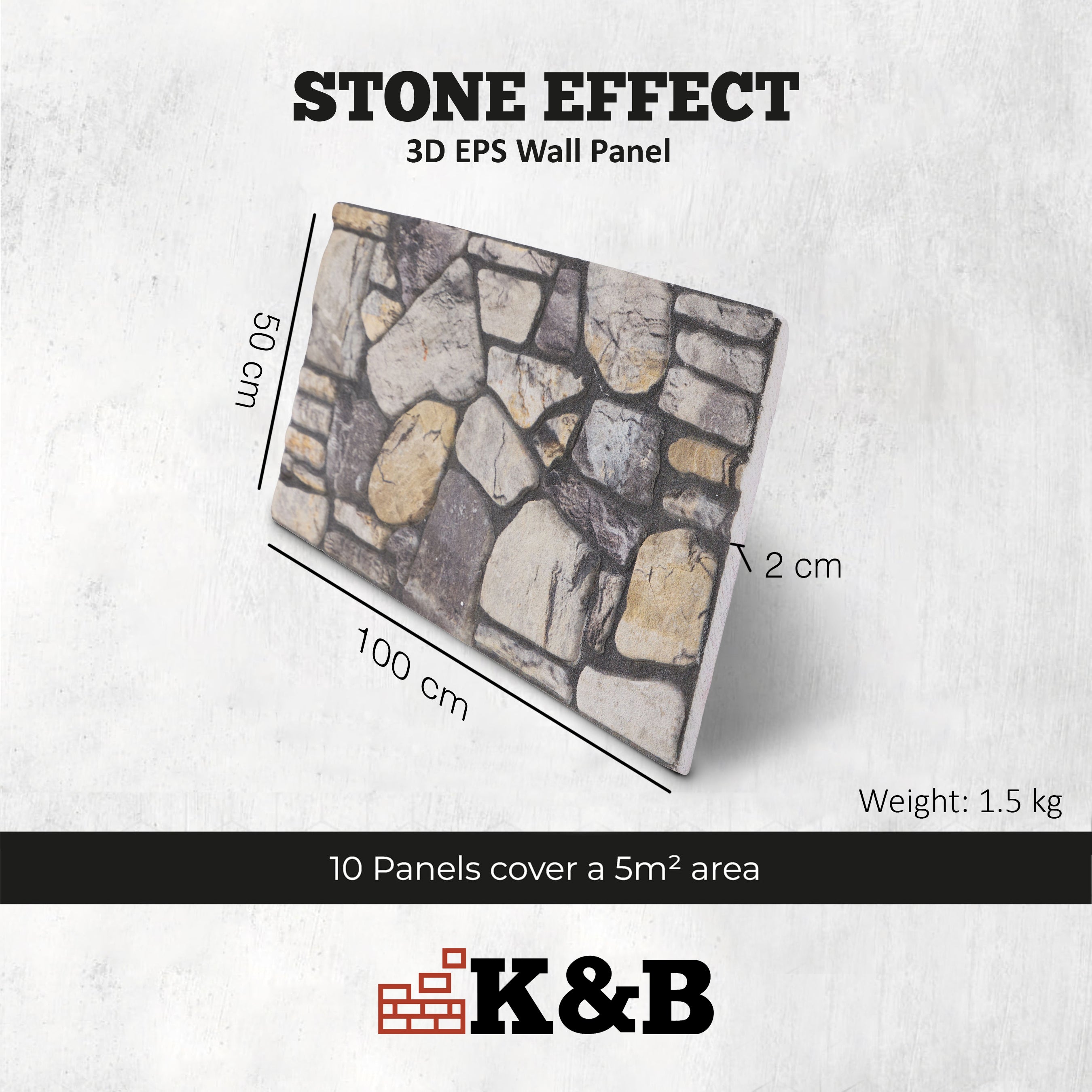 KARMA-102 | Cobblestone River Grey | Stone Effect