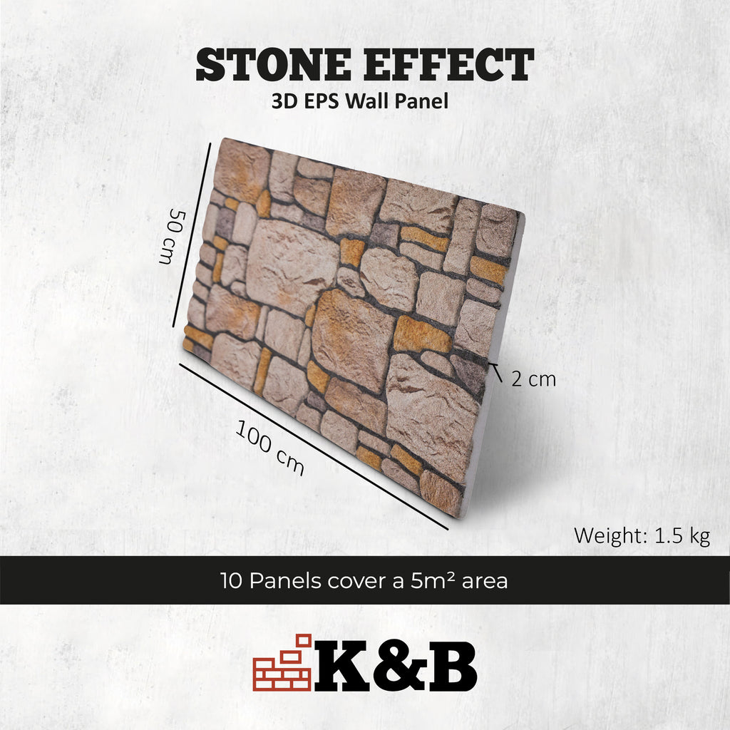 BUZTAS-106 | Cottage Warm Sand | Stone Effect