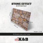 BUZTAS-106 | Cottage Warm Sand | Stone Effect