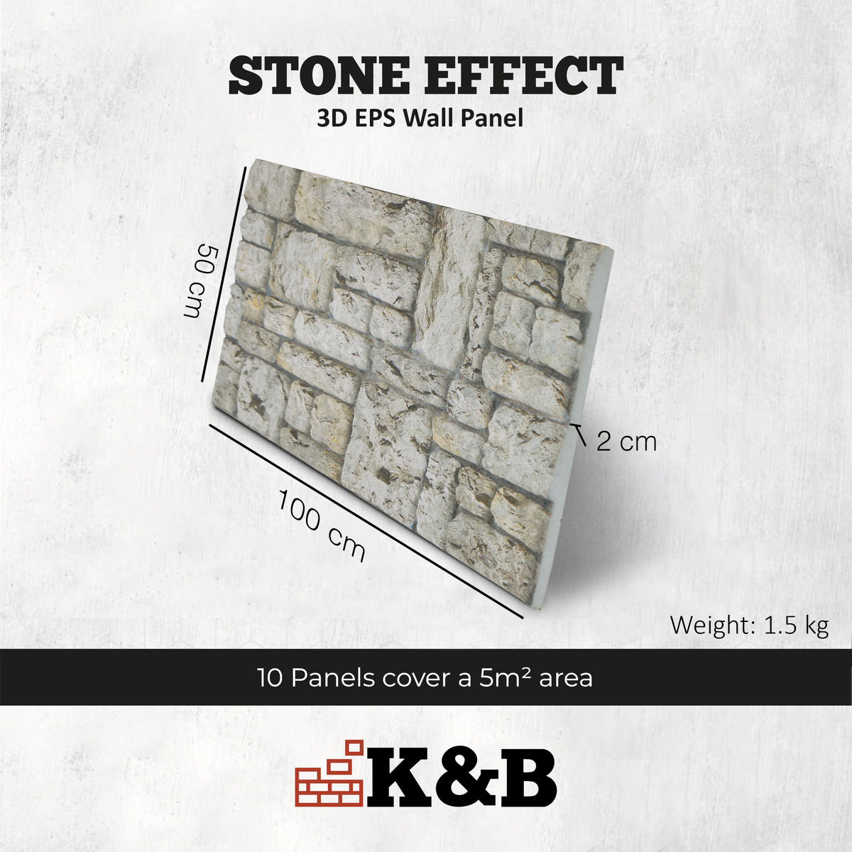 DOKTAS-107 | Fieldstone Light Natural | Stone Effect – K&B Panels