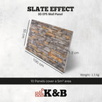 OYTAS-102 | Weathered Grey | Slate Effect