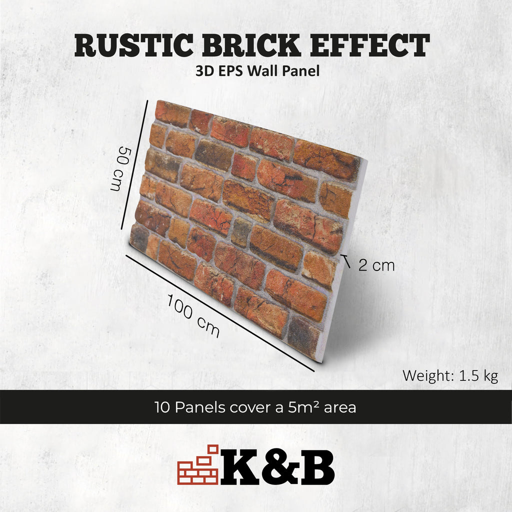 TAS-601 | Rustic Aged Amber | Brick Effect