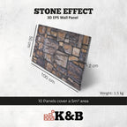 BUZTAS-115 | Cottage Dark Natural | Stone Effect