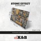 DOKTAS-108 | Fieldstone Golden Grey | Stone Effect