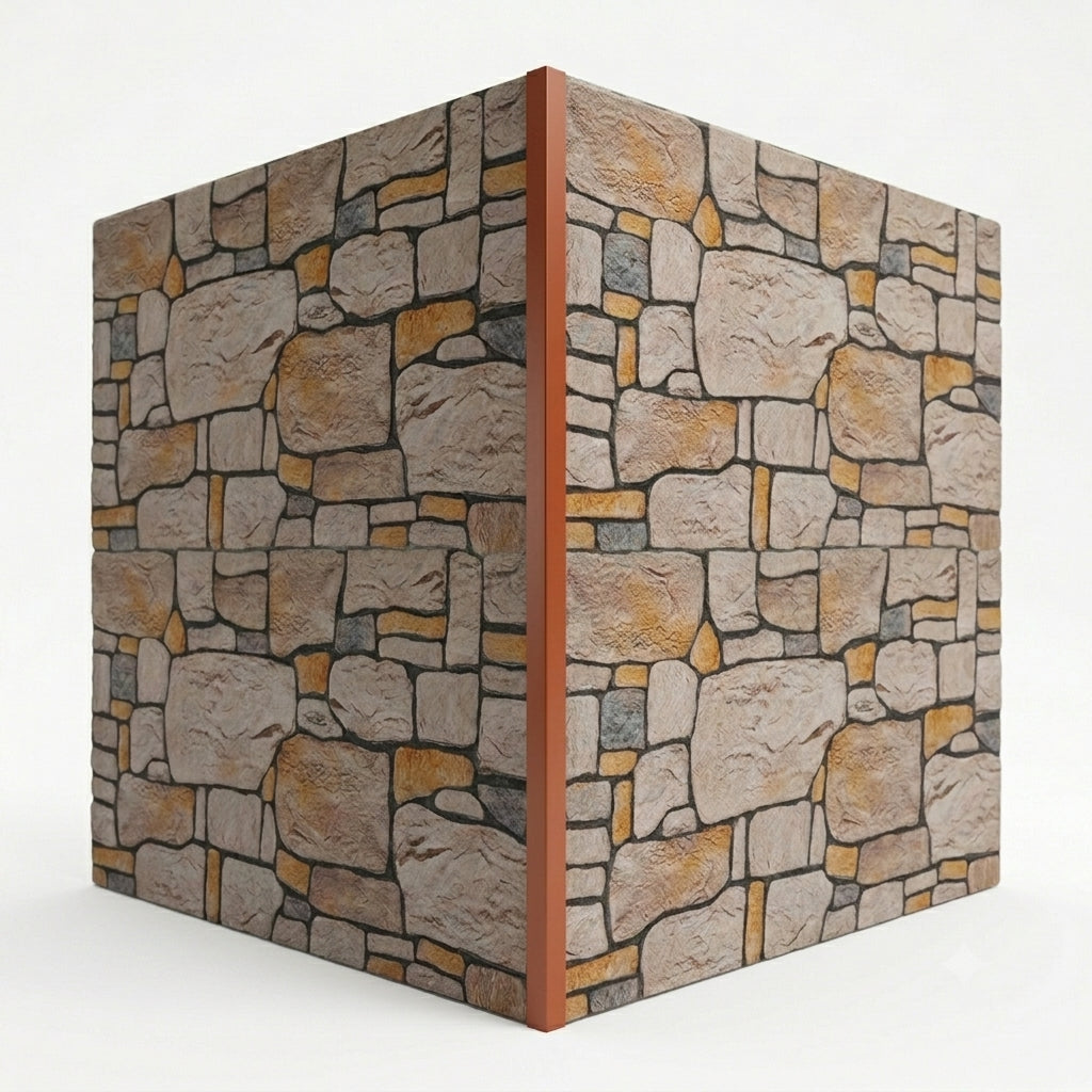Classic Brick | K&B Professional Edge Trim | 25mm Aluminium L-Profile | 1 Meter