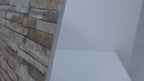 OYTAS-107 Natural Cream slate effect wall panel, decorative 3D panel for indoor and outdoor use
