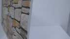 BUZTAS-106 Cottage Warm Sand stone effect wall panel, decorative 3D panel for indoor and outdoor use