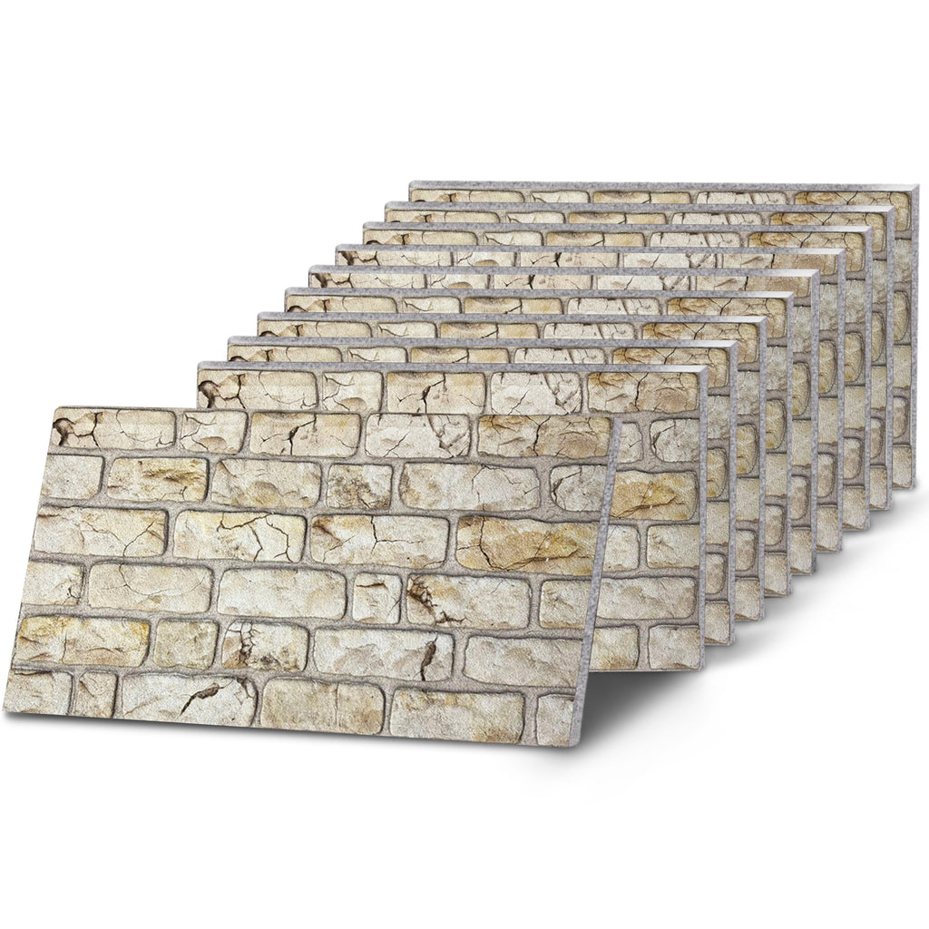 TAS-604 | Rustic Mediterranean Ivory | Brick Effect